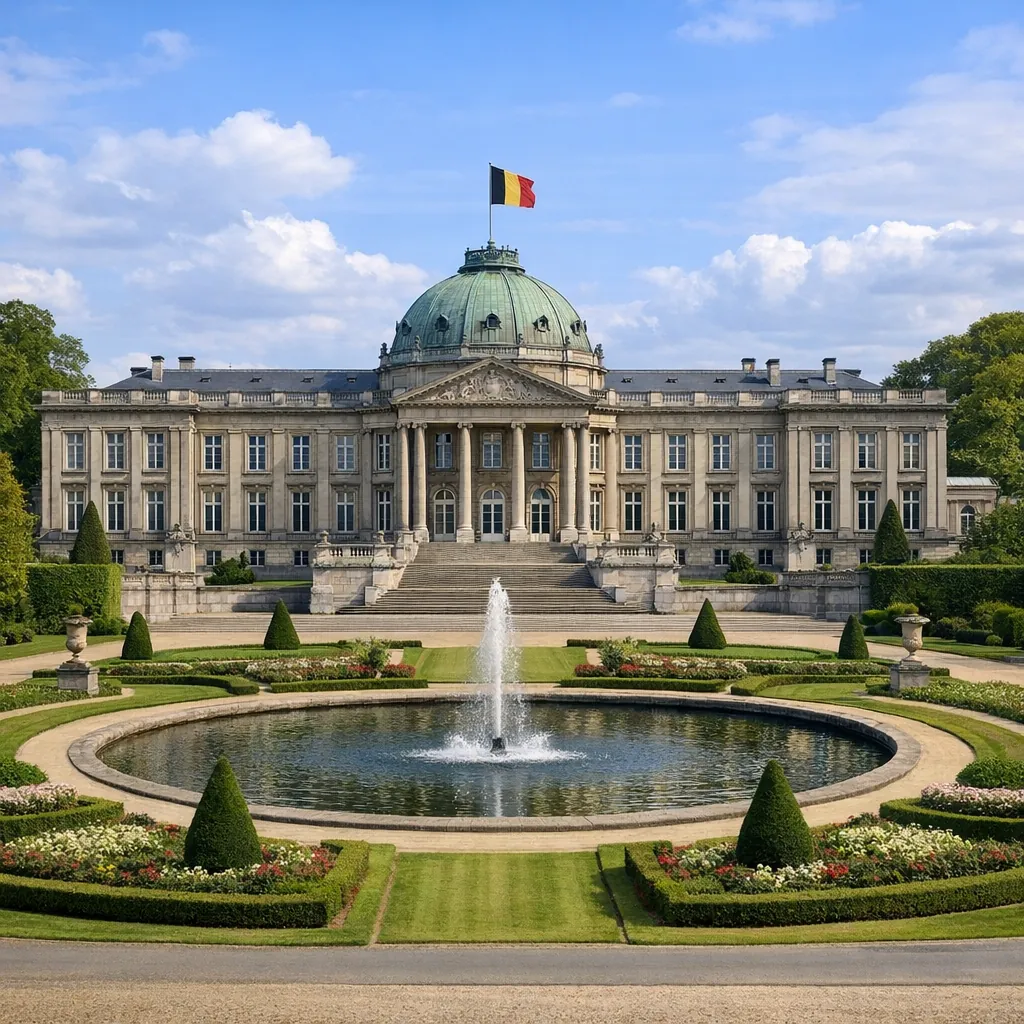 Le château royal de Laeken et ses jardins