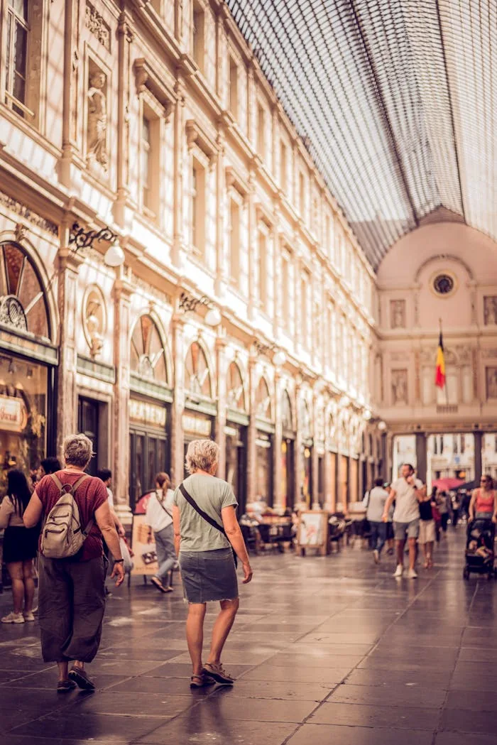 Rue ancienne du centre de Bruxelles