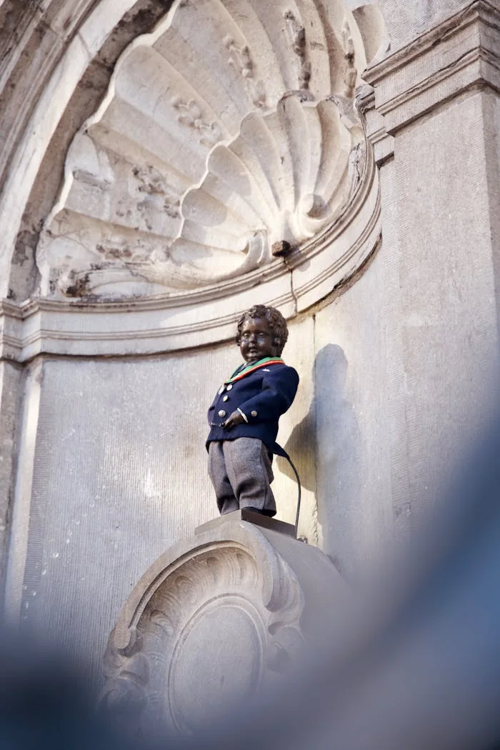 Statue de Manneken Pis à Bruxelles